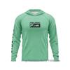 Mens UPF 50 Quick-Dry Fishing Shirt With Hood Long Sleeve Sun Protection Top Outdoor Angling Wear