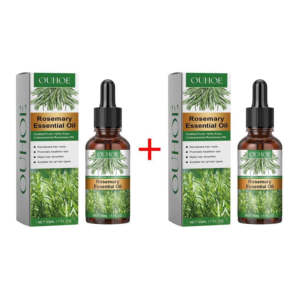 Rosemary Essential Oil Pure Natural Hair Growth Scalp Treatment Anti-Frizz Strengthening Nourish Shiny Healthy Hair Care Product