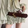 Heavy-Industrial Design Wide PU Leather Belt Plus Size Waist Cincher Belt  for Women