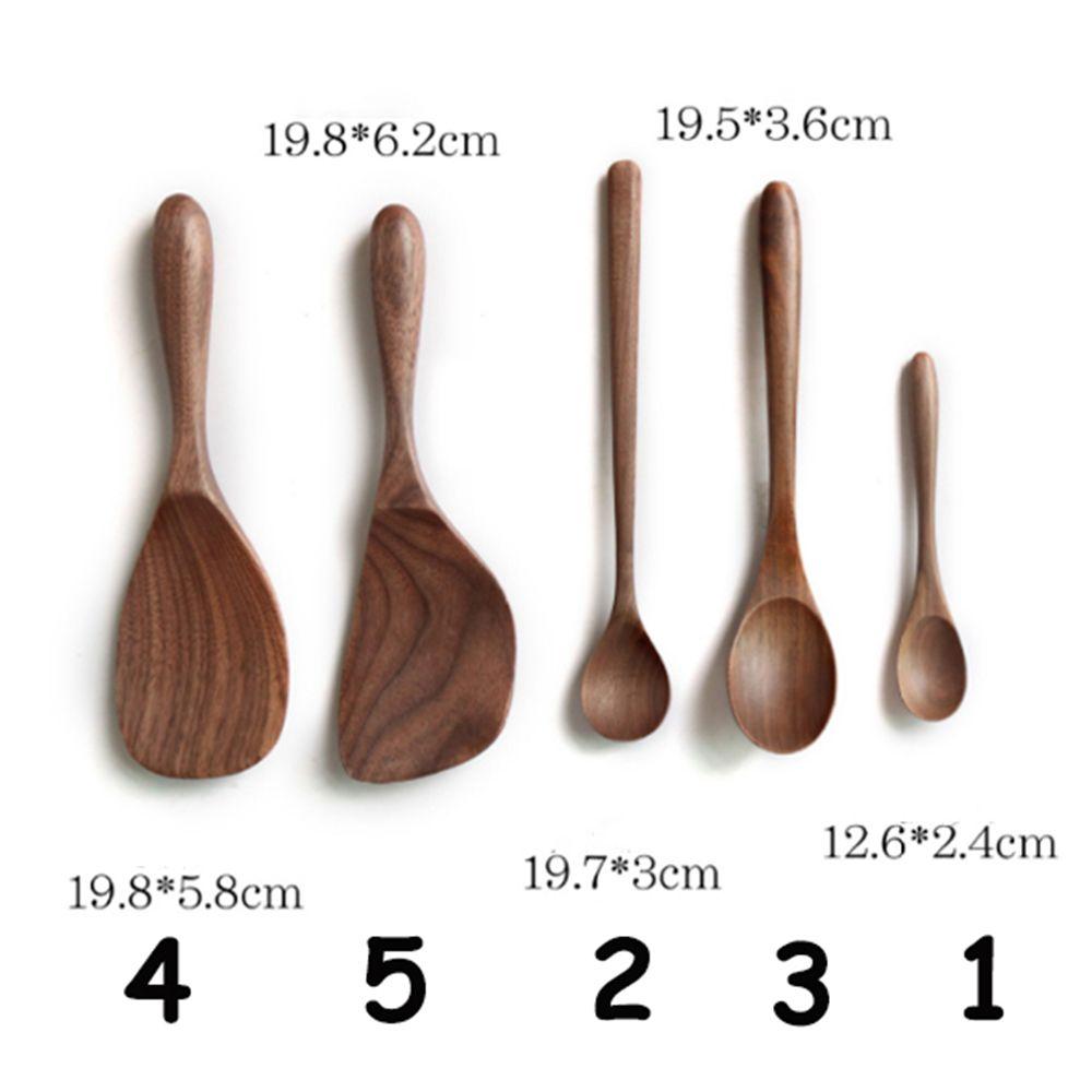 Wooden Large Coffee Gift Dessert Stir Soup Spoons Tableware Kitchen Supplies Rice Scoop