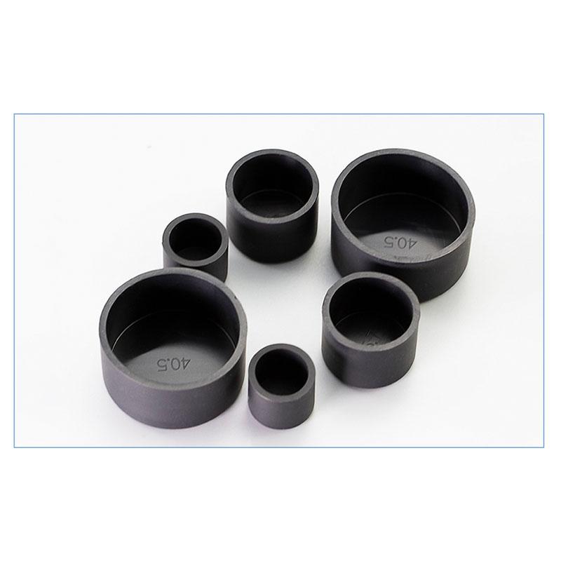 Steel Pipe End Cover Caps Rubber Round Caps Foot Cover Silicone Female Cap Round Tube Insert Stoppers Black/White 3mm-78.5mm