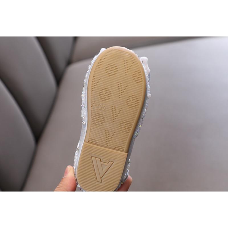 Autumn new style ladylike baby girl girls' princess rhinestone flat shoes, leather shoes, dance performance shoes