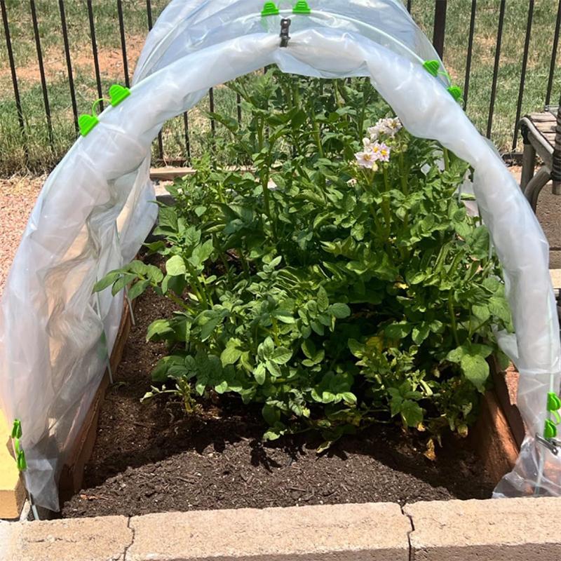 Gewächshaus Pflanzenabdeckung Garten Regendicht Kunststoff UV-beständig Gartenbau Winddicht Staubdicht Dick Landwirtschaft Transparent