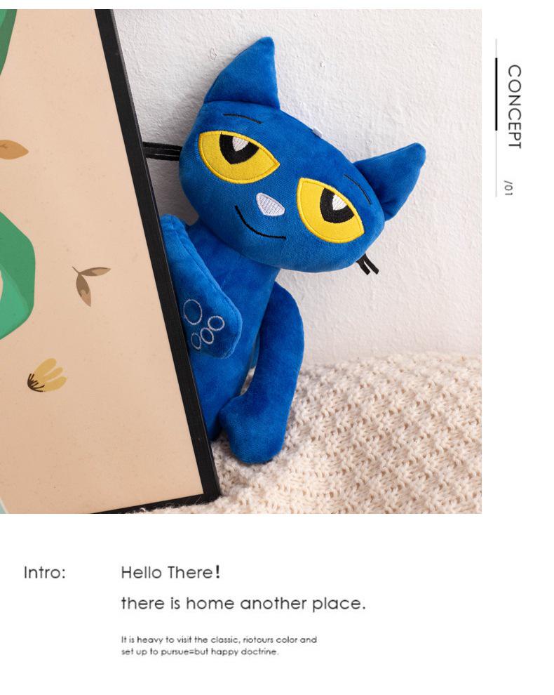 Adorable Sleeping Peter Cat Plush Toy