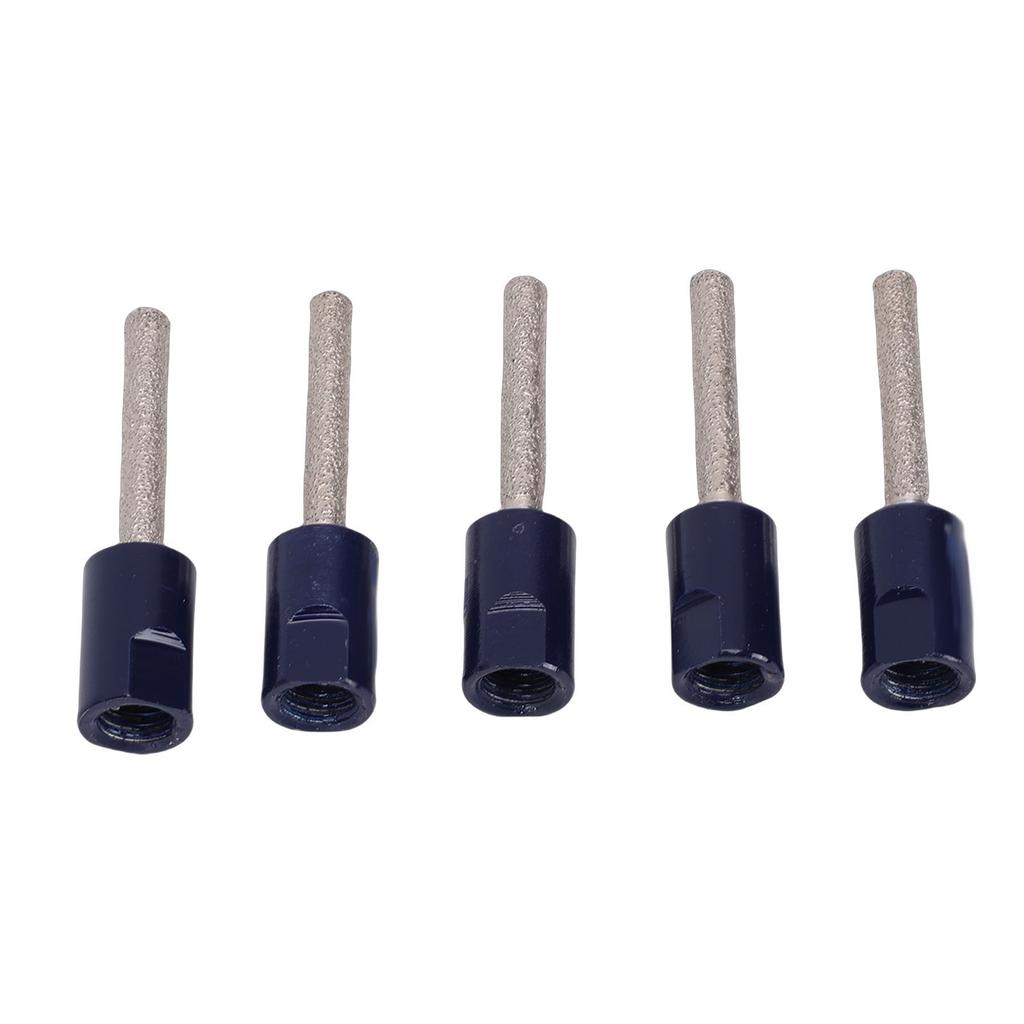 5PCS   Dry Drill Bits 6mm M10 Shank High Hardness Brazed Drilling Bit for Ceramic   Marble Tile