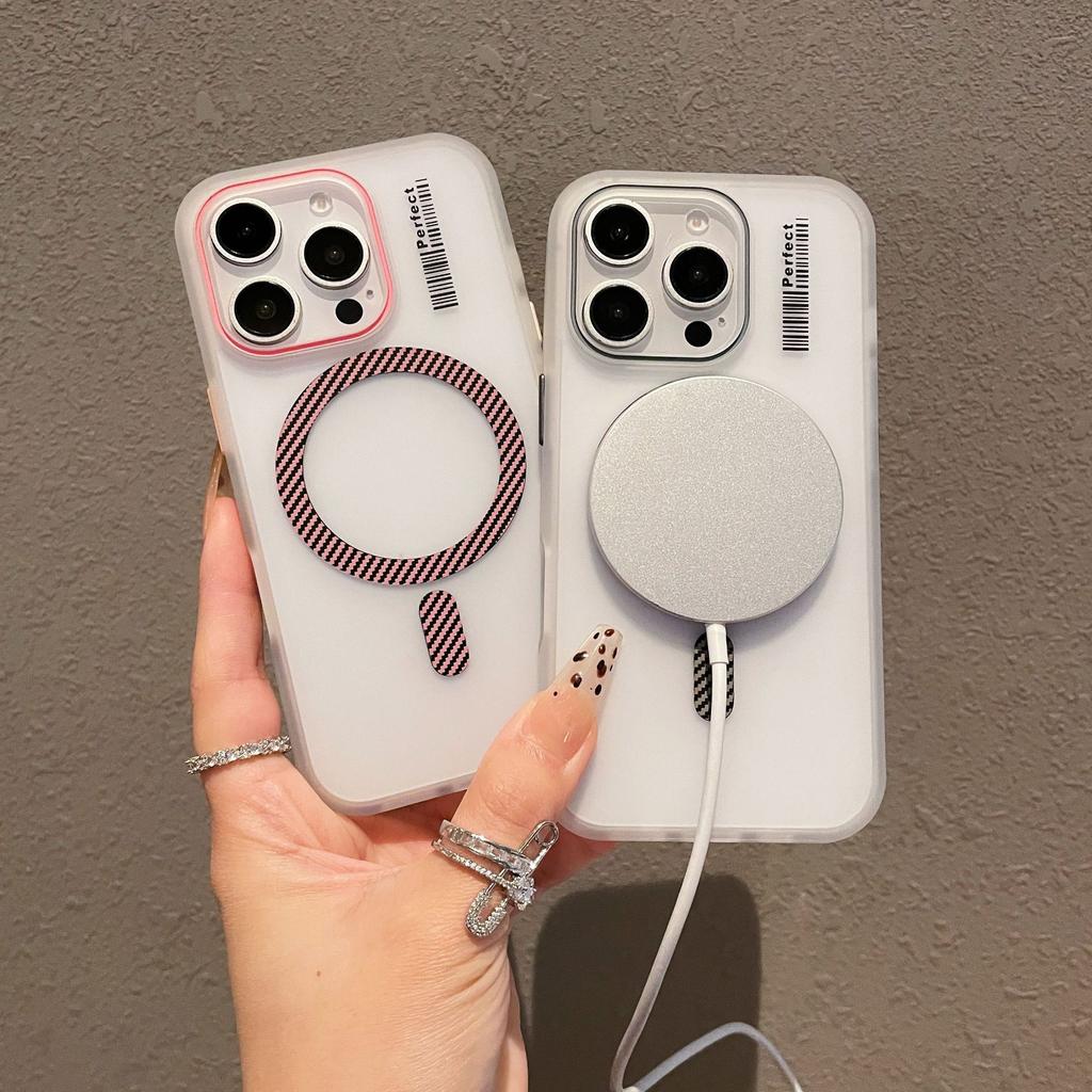 The IPhone16promax Crystal Color Skin-like Magnetic Case Is Suitable for The High-end Feel of The IPhone 15 Phone Case
