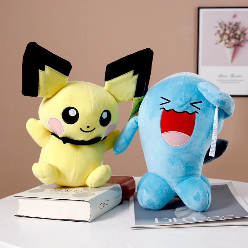 Original pokemon boneca pikachu boneca de pelúcia engraçado bulbasaur squirtle charmander charizard eevee snorlax jigglypuff psyduck crianças brinquedo presentes de natal