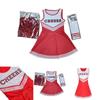 Fashionable Cheerleader Costume With Thick Socks And Hand Flowers Xs To Xl Sizes