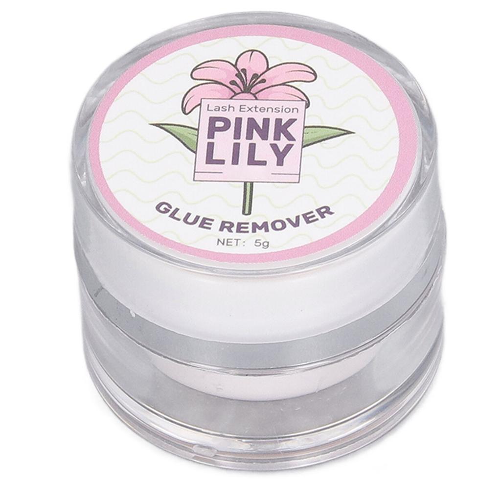 5g Wimpernentfernercreme Schnelle Falsche Wimpernentfernercreme für Wimpernverlängerungssalon Rosa