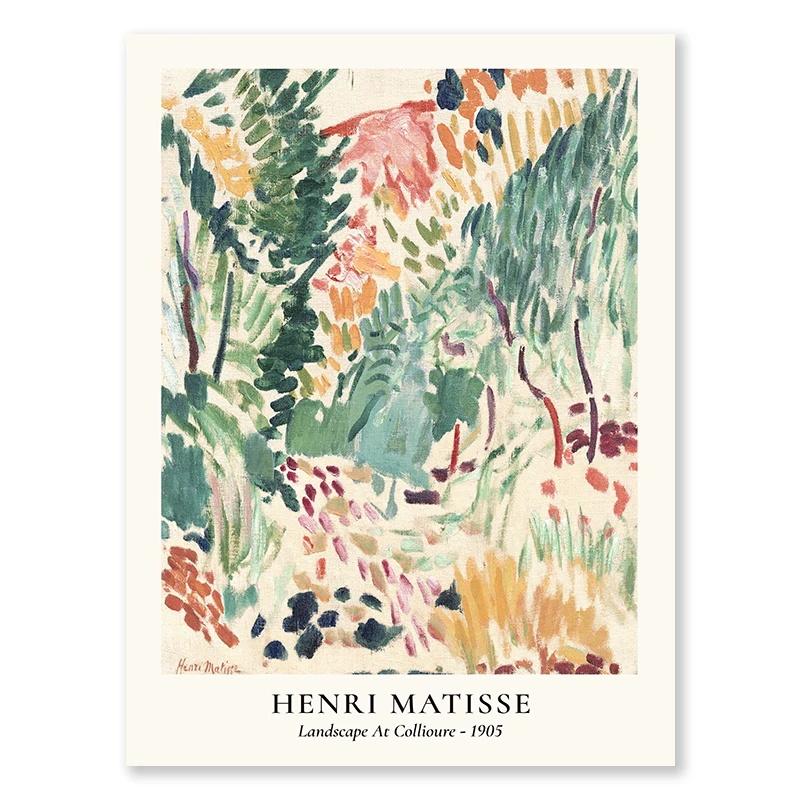 Serie de jarrones de estrellas de Van Gogh Póster Arte de pared Matisse Pintura en lienzo de flores vintage Mercado de flores Arte Decoración de pared para sala de estar del hogar