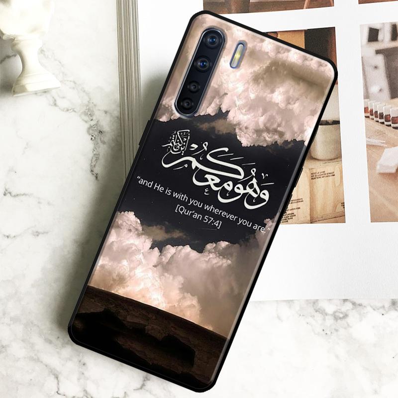 Muslim Islamic Quran quotes Case For Oppo A96 A76 A16 A18 A38 A58 A78 A98 A15 A17 A77 A74 A94 A54 A57S A40 A60 A80 Cover