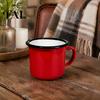 Home Kitchen Accessories Retro Enamel Coffee Mug, 360ml Vintage Colorful Tea Cup, Gift for Lovers Nostalgic Style Drinkware Office And Use Camping