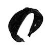PROLY New Fashion Hairband For Women Fresh White Black Headband Cross Knot Turban Autumn Headwear Hair Accessories