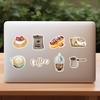 Cute Coffee Doodle Stickers: Waterproof, Decorative, 50/100 Sheets for Water Bottles & Luggage - Perfect for Kids