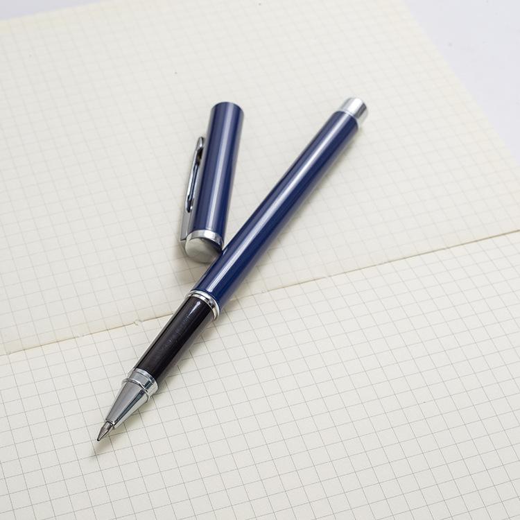Metal Ballpoint Pen - Customizable Signature Gift Pen with Black Gel Ink