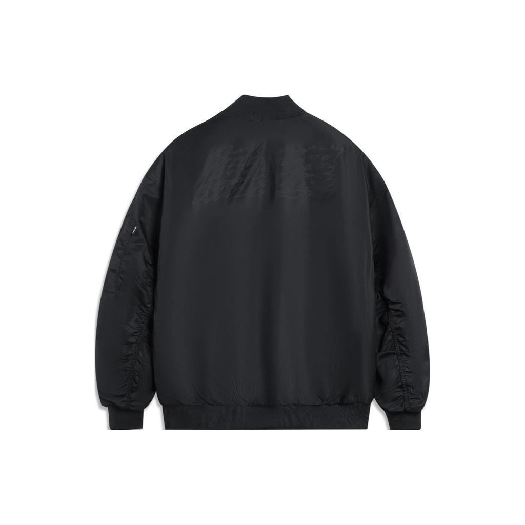 Li Ning Phil Hackett Collaboration Solid Color Loose Casual Jacket Men Jacket Black AJDT629-3