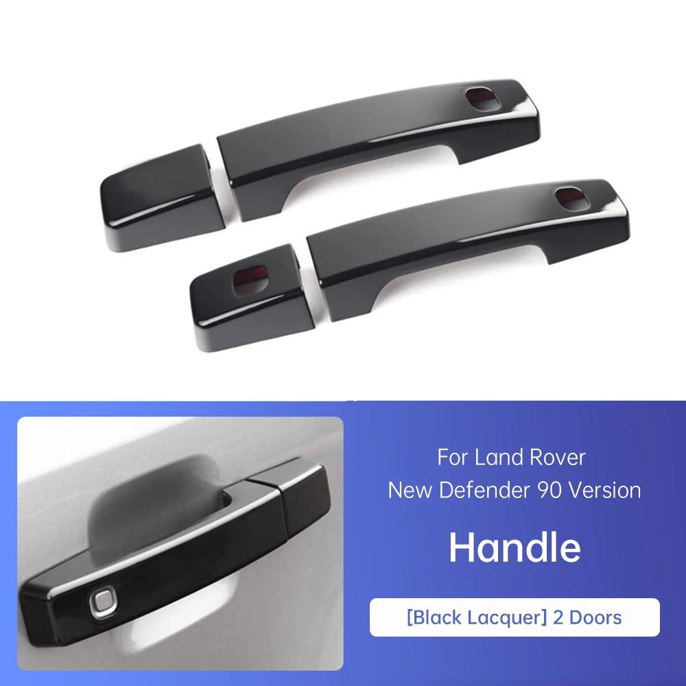For Land Rover Defender 90 110 2020-2025 Car Door Bowl External Handle Stick Door Decorative Strip Outside Door Handle Stickers FG4