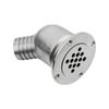 316 Stainless Steel Marine Hardware Boat Cockpit Drain Scupper With Ball