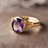 Ny lilla prinsesse-snit ring Europæisk og Amerikansk oval wrap-around ring