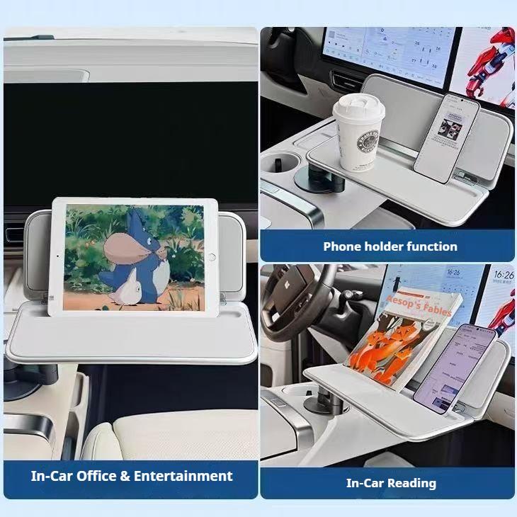 For Li Lixiang L6 L7 L8 L9 MEGA I6 I8 Upgrade Car Floating Small Table Board Multifunctional Car Small Office Desk Tea Table