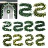 9Ft Christmas Cedar Garland Realistic Artificial Cedar Garland Bendable Faux Pine Needle Garland for Xmas Table Mantel Staircase Railing Porch