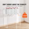 Acrylic Console Table, Clear Acrylic End Table, Transparent Acrylic Side Table 37.95x15x29.13 Inch, for Foyer, Living Room, Dining Room