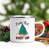 Merry Christmas Deer Printed Mug Christmas Party Decor Cup Drinks Wine Juice Coffee Cups Holiday Mugs Gift for Family Friends