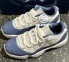 Jordan 11 Retro Low Herren Weiß Mitternachtsblau Diffuses Blau FV5104-104