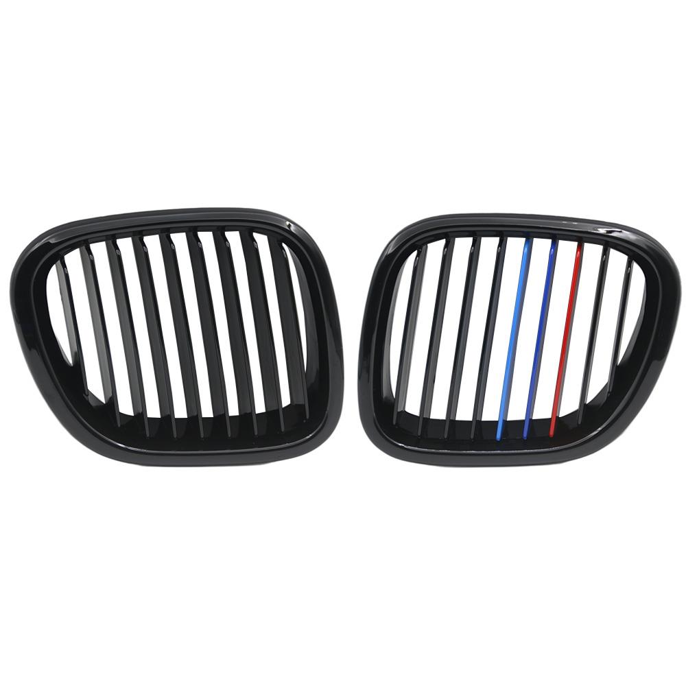Pair Front Hood Grille Kidney Grille
