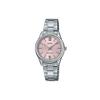 Standard Series Dress Series Business Retro Versatile Quartz Movement Stainless Steel Strap Women Watches Pink LTP-V005D-4B2