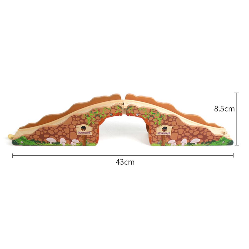 DIY Wooden Track Tools Bridge Train Track Accessories Suitable for Kids Educational Toys