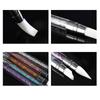 Art Pen Dotting Manicure Accessories Painting Brushes Carving Pen Silicone Nail Brush Sculpture Pen