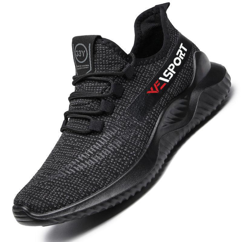 Men's Shoes Spring Flyknit Casual Shoes Men's Fashion Sports Shoes Men's Coconut Shoes Breathable Running Shoes