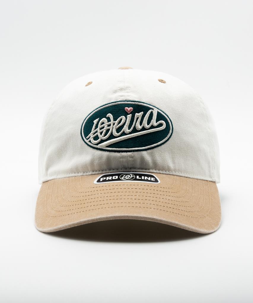 Wieoldeuwoldeu Green Circle Logo Patch Pigment Color Block Ball Cap