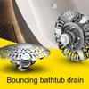 Quick Releases Bathtubs Drain Covers With Detachable Hair Trap Press Type Stoppers for 1.5 To 1.97Inch Drain Use