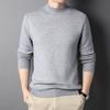 Spring and Autumn Solid Color Half-turtleneck Men's Slim-fit Sweater Men's Bottoming Sweater Men's Clothing