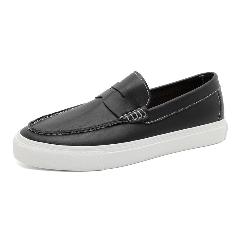 Nové niche old money styl kožený povrch pohodlné cestování řízení jednoduché Doudou boty X