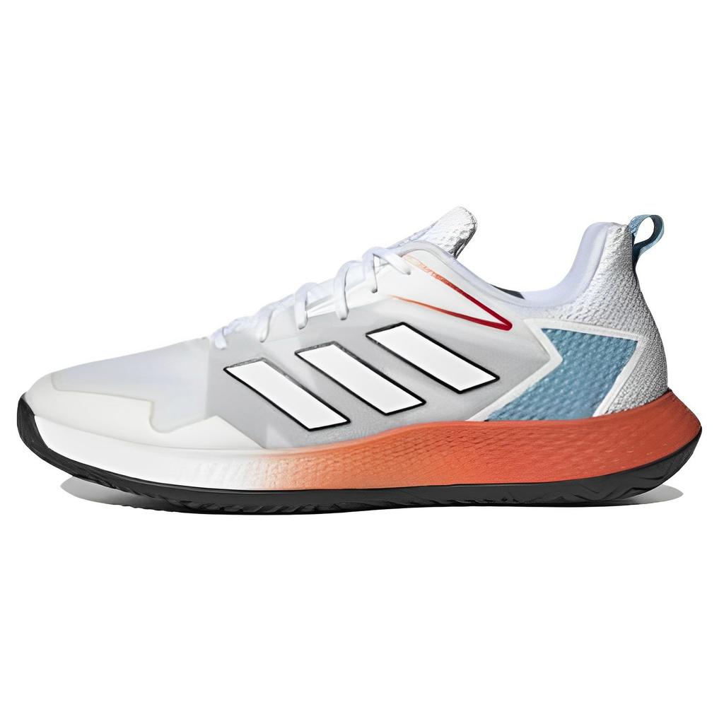 Adidas Defiant Speed Non-Slip Durable Low-Top Tennis Shoes Men Sneakers White Blue HQ8456
