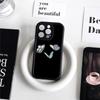 New Chinese blue butterfly for iPhone17 soft case mobile phone case 17ProMax simple 14 advanced 13 fine hole 12