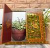 Handmade Wooden Jharokha Wall Hanging: Royal Hunting Scene, Festival Decor Frame
