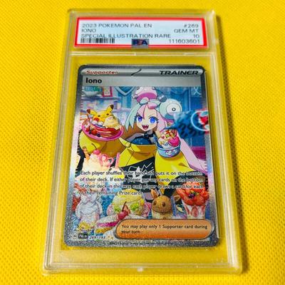 Pokémon Trading Card Iono PAL Evolved PSA 10 Gem Mint (English Version/Nanjamo/SAR) 2023 269/193 En-Paldea