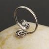 Neu Frauen Einfache Retro Einstellbare Offene spitze Ring Fuß Strand