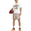 Adidas Worldwide Hoops Global Loose Knit Crew Neck Basketball Sports Short Sleeve T-Shirt Unisex Tops KX5732