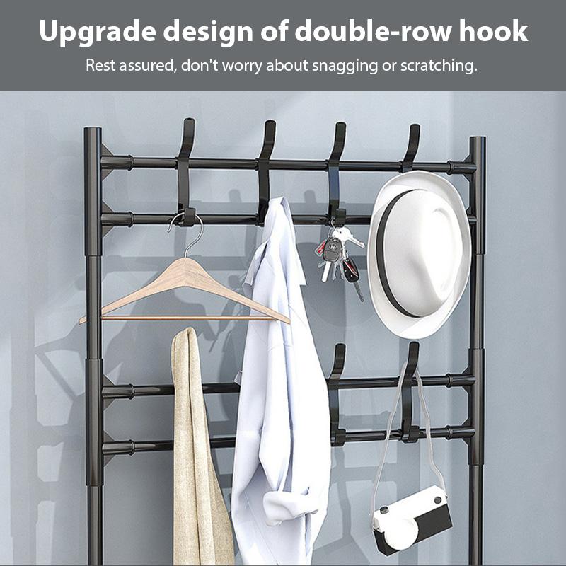DIY Clothes Hanger Indoor Dormitory Organizer Storage Racks Household Simple Shelf Floor Standing Combination of Five Tier Shoe