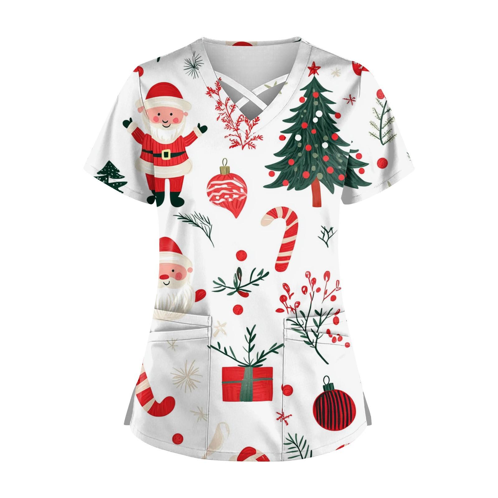 

Женская модная рабочая одежда с v-образным вырезом, короткими рукавами, завязками и карманами, топы соответствующего цвета и защитная одежда L зелёный