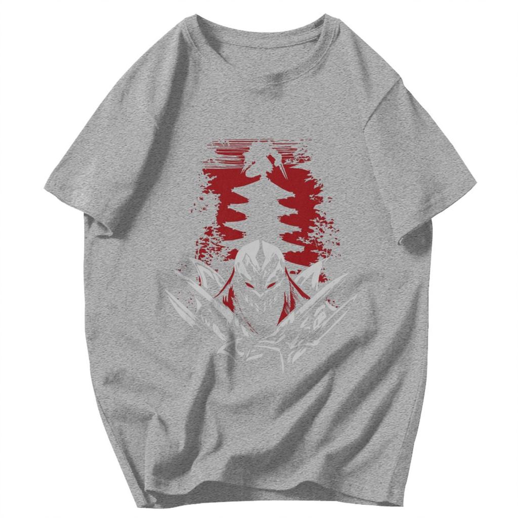 Men T Shirt Zed Master Of Shadows League Of Legends LOL Pops Y2K Graphic Anime Unisex Clothing T Shirts