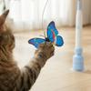 360° Swivel Electric Cat Toy Long Rod Self-entertaining Toy Handheld Cat Teasing Stick  Cat Teasing