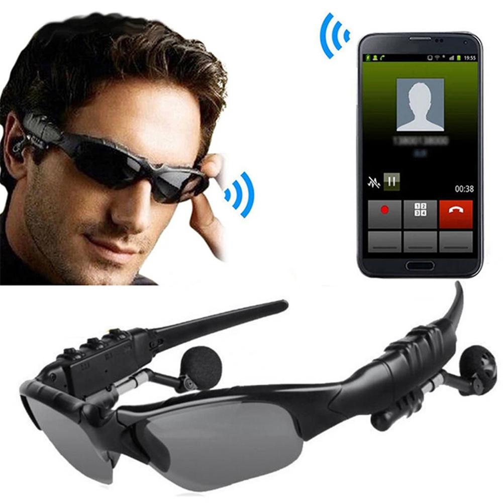 2 In 1 Wireless Headset with Sunglasses Smart Bluetooth Earphones Cool Glasses Anti-interference Motorcycle Headphone
