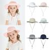 UV Protection Children's Mesh Bucket Hat Adjustable Beach Playing Hat  for Boys & Girls