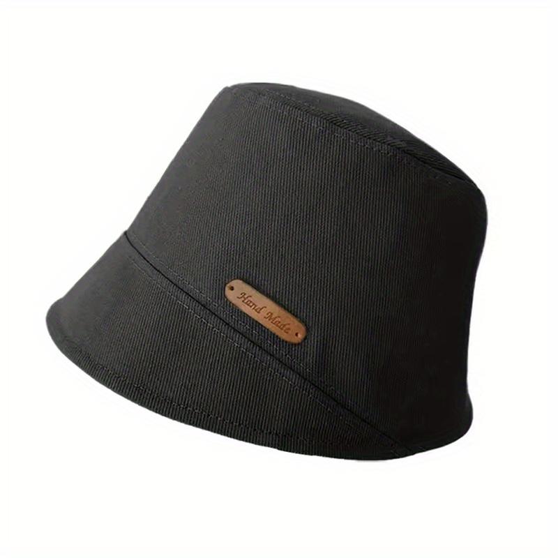 Simple Women Bucket Hat Fashion Solid Color Foldable Bucket Hats Fisherman Hats Female Sun Protect Basin Cap